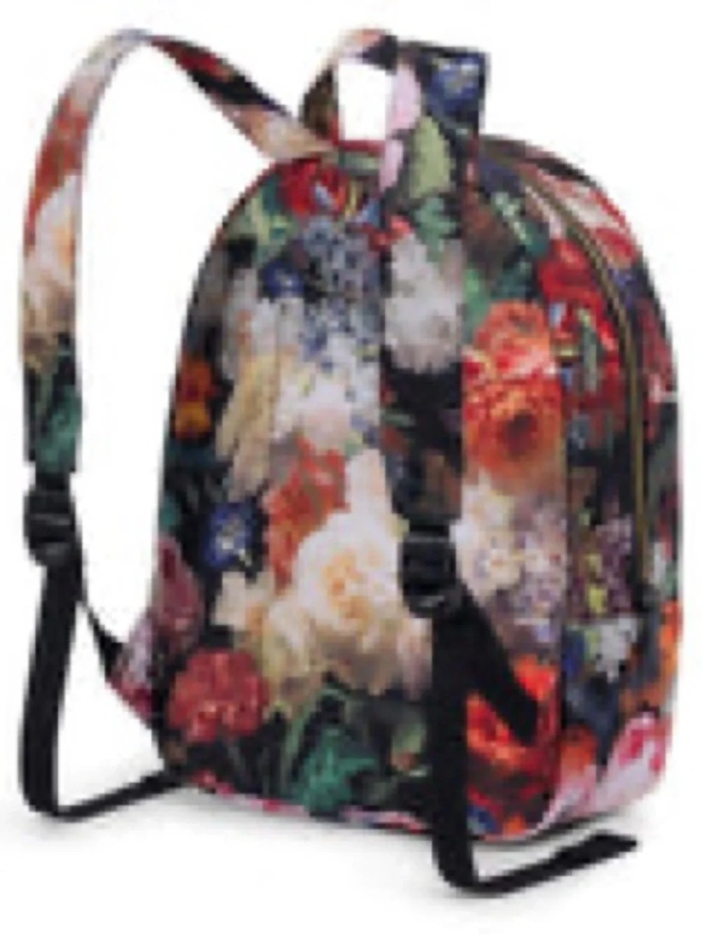 Herschel Supply Company Floral Mini Backpack in Black with Multicolor Blooms